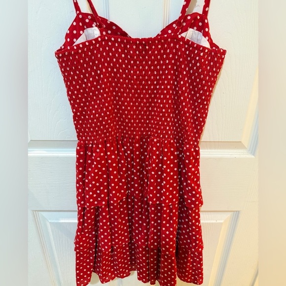 H&M Red Dress with White Polka Dots Swifties Rock a billy - Picture 3 of 6